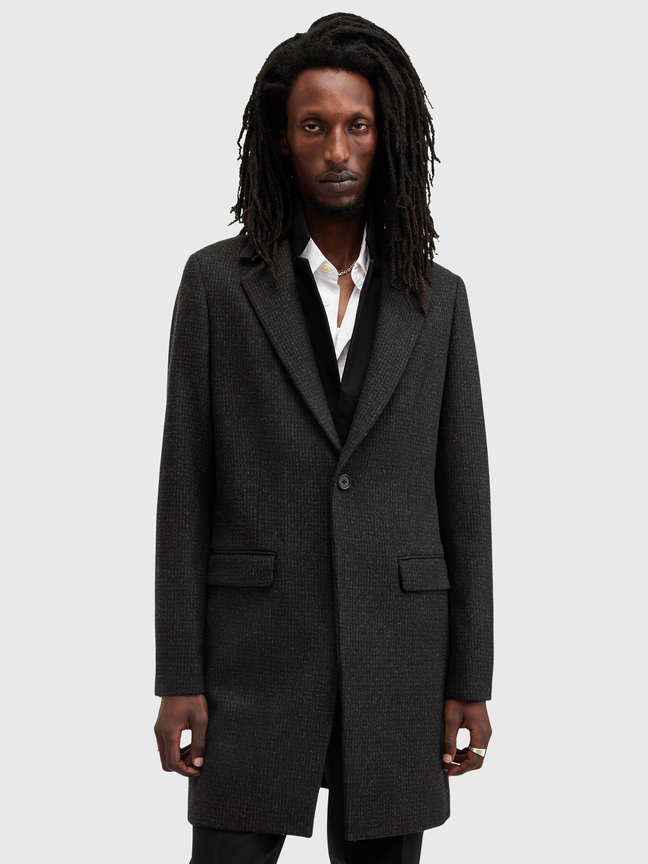 Brushed wool coat online