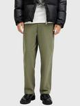 AllSaints Warden Wide Leg Trousers, Faded Khaki Green