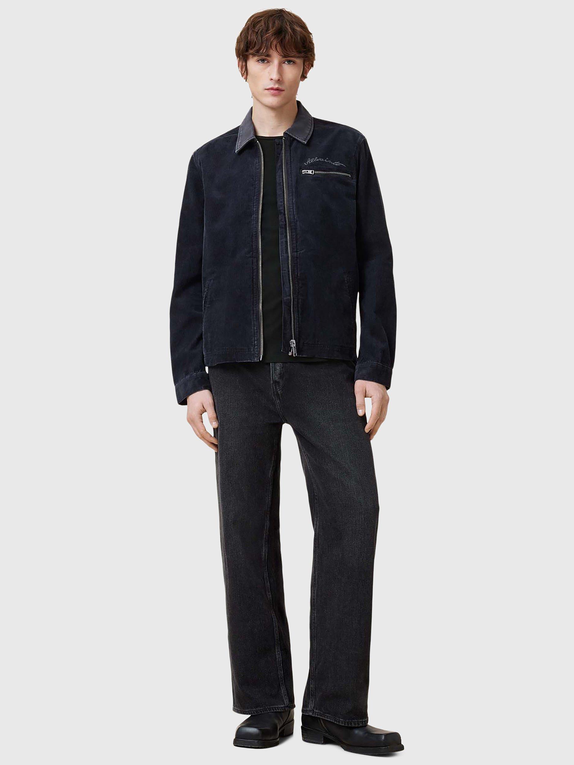 Product image 7 of 7, which shows AllSaints Tonic Organic Cotton Crew T-Shirt, Black, L