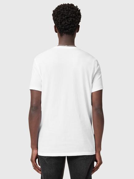 AllSaints Tonic Organic Cotton Crew T-Shirt - view 2, White