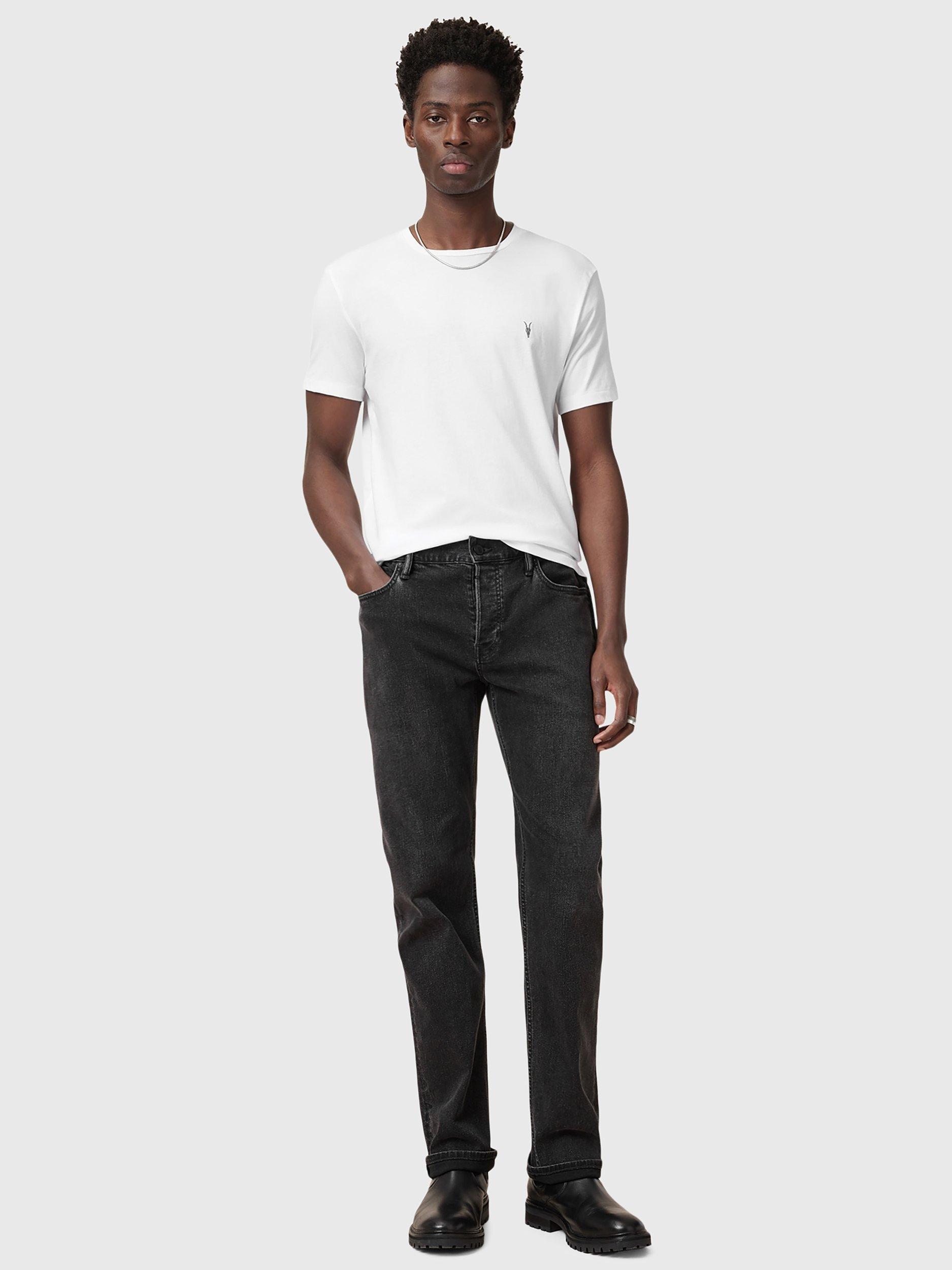 Product image 6 of 6, which shows AllSaints Tonic Organic Cotton Crew T-Shirt, White, XS