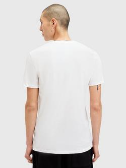 AllSaints Tonic Crew Neck Slim Ramskull T-Shirts, Pack of 3, Black/White/Grey - view 2, Black/White/Grey