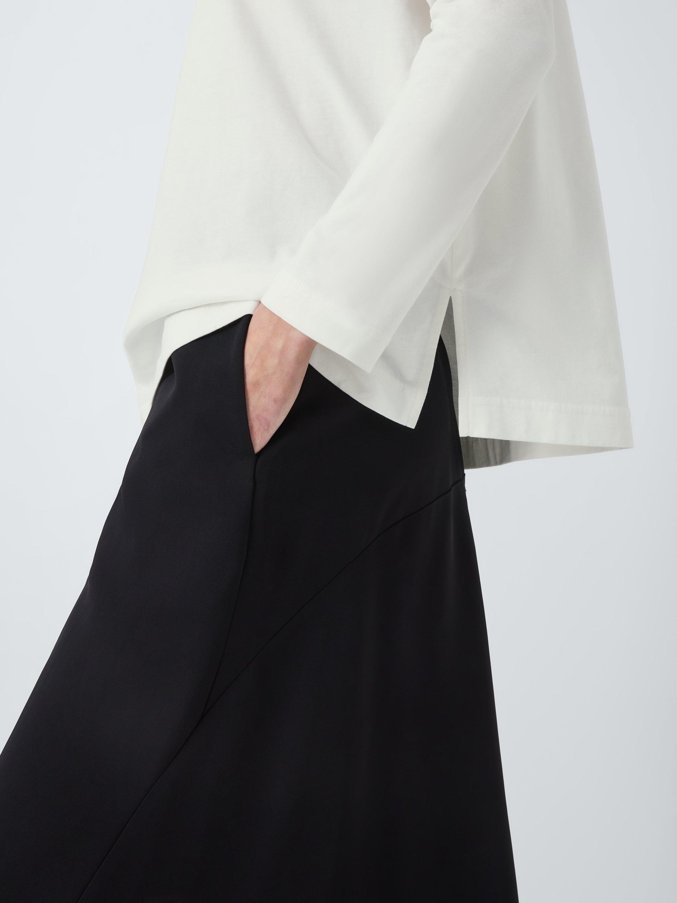Product image 6 of 6, which shows John Lewis Relaxed Organic Cotton Long Sleeve Top, Ecru, 10