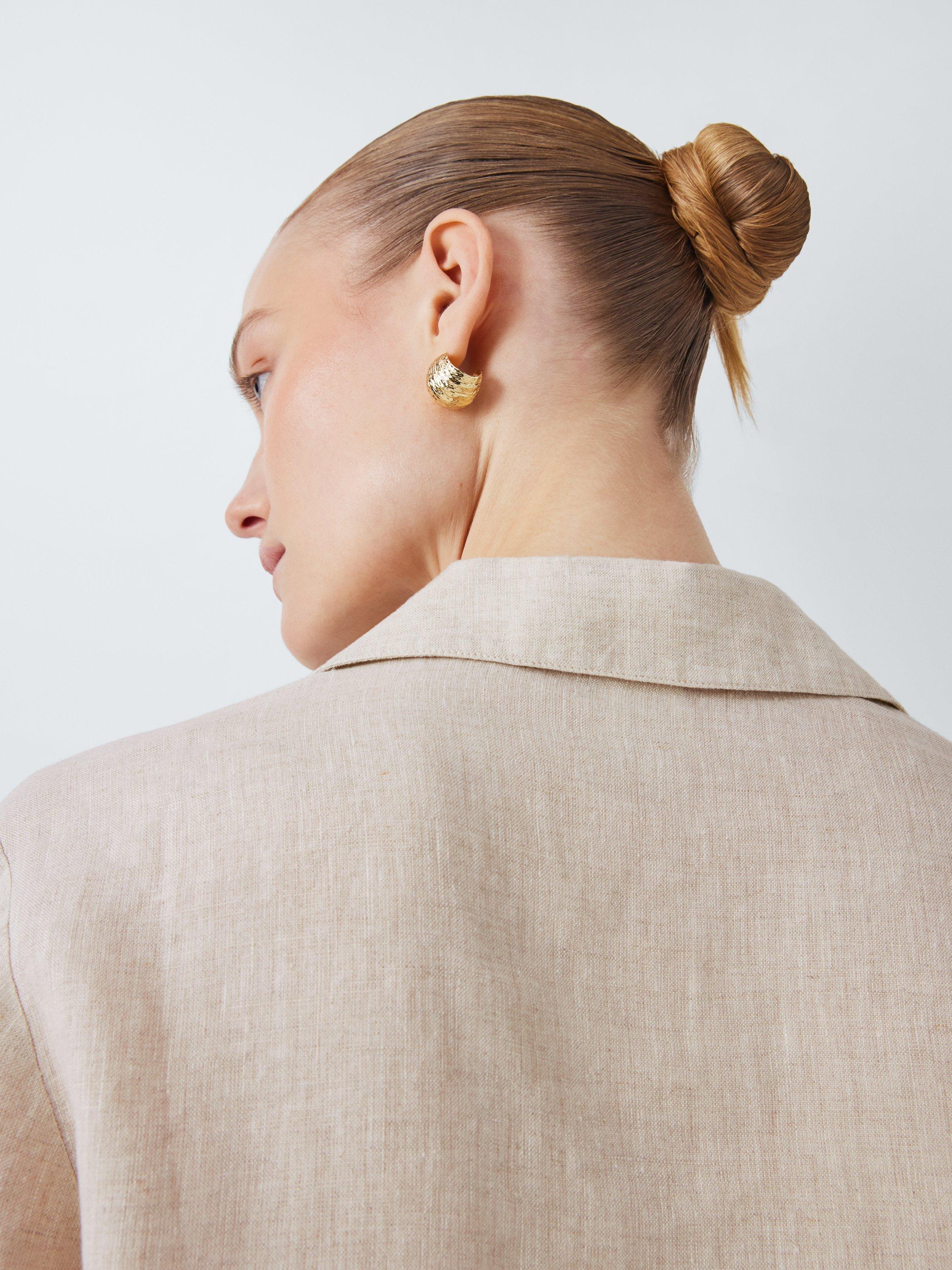 Product image 6 of 6, which shows John Lewis Linen Tunic Shirt, Natural, 8
