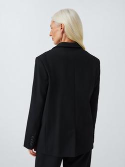 John Lewis Slim Fit Single Breasted Blazer, Black - view 2, Black