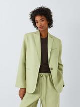 John Lewis Single Breasted Linen Blazer