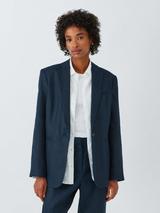 John Lewis Single Breasted Linen Blazer