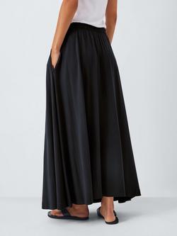 John Lewis Jersey Midi Skirt - view 2, Black