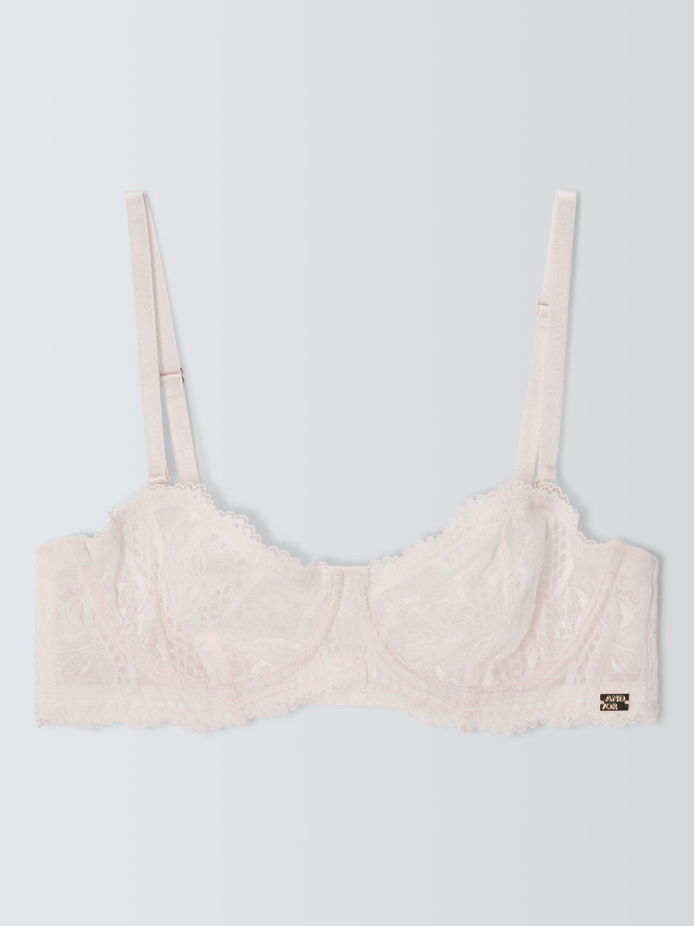 Product image 5 of 7, which shows AND/OR Jodie Strapless Balconette Bra, Light Pink, 30B