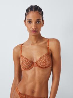 AND/OR Lulu Lace Bra, Terracotta, Terracotta