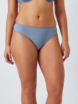 John Lewis Olivia Lace Bikini Knickers, Blue - view 2, Blue
