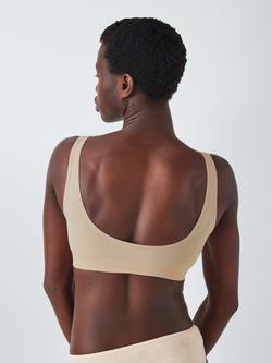 John Lewis Orla Seamfree Bralette - view 2, Almond