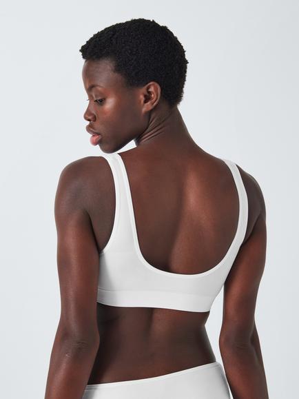 John Lewis Orla Seamfree Bralette - view 2, White