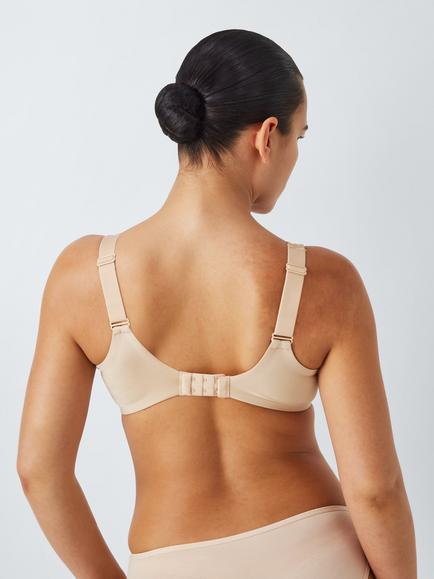 John Lewis Eva Non Padded Bra, Chocolate - view 2, Almond