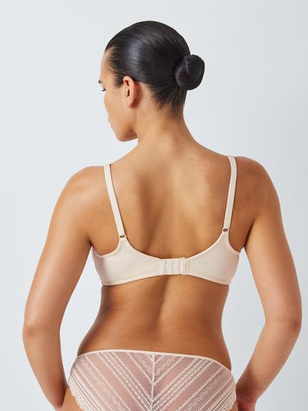 John Lewis Isla Bralette - view 2, Cream