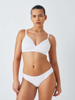 John Lewis Ella Non-Padded Bra, Light Pink - view 2, White