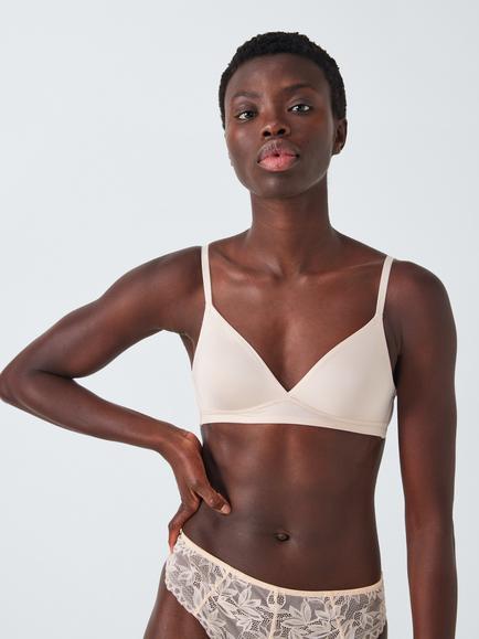 John Lewis Ella Non-Padded Bra, Light Pink, Light Pink