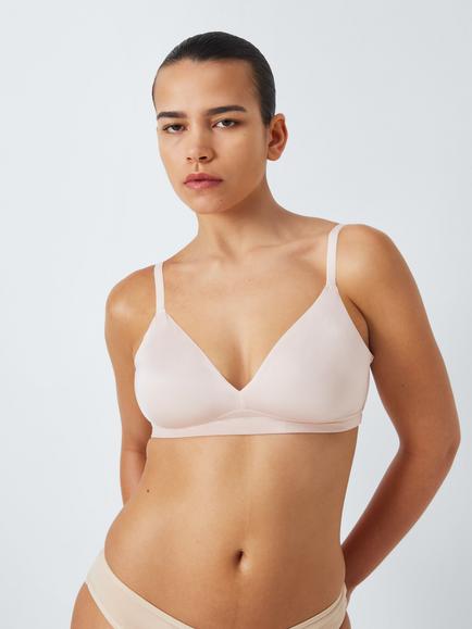 John Lewis Ella Non-Padded Bra, Light Pink - view 2, Light Pink