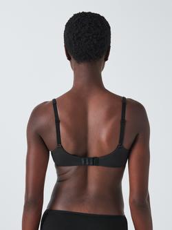 John Lewis Elodie Underwired T-Shirt Bra - view 2, Black
