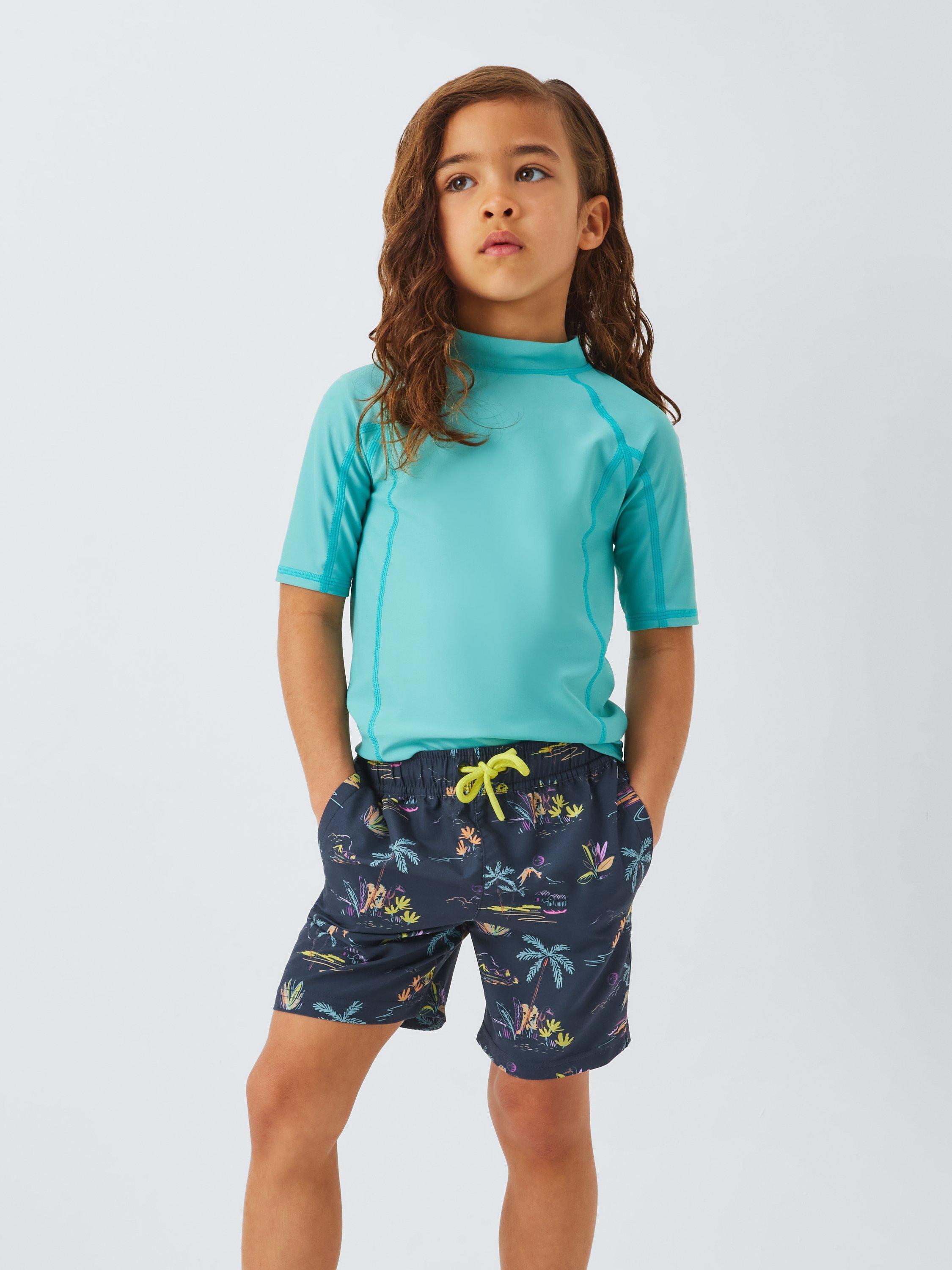 Product image 6 of 8, which shows John Lewis Kids' Desert Swim Shorts, Multi, 2 years