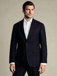 Charles Tyrwhitt Ultimate Wool Performance End-on-End Suit Jacket, Navy