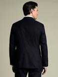 Charles Tyrwhitt Ultimate Wool Performance End-on-End Suit Jacket, Navy