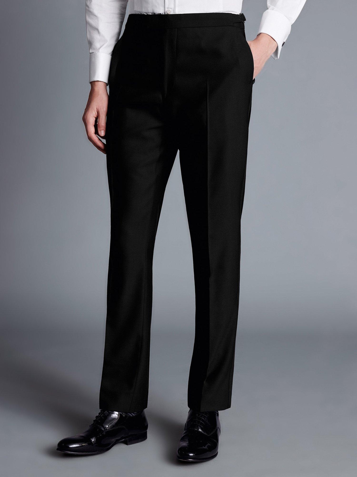 Slim fit dinner suit trousers clearance