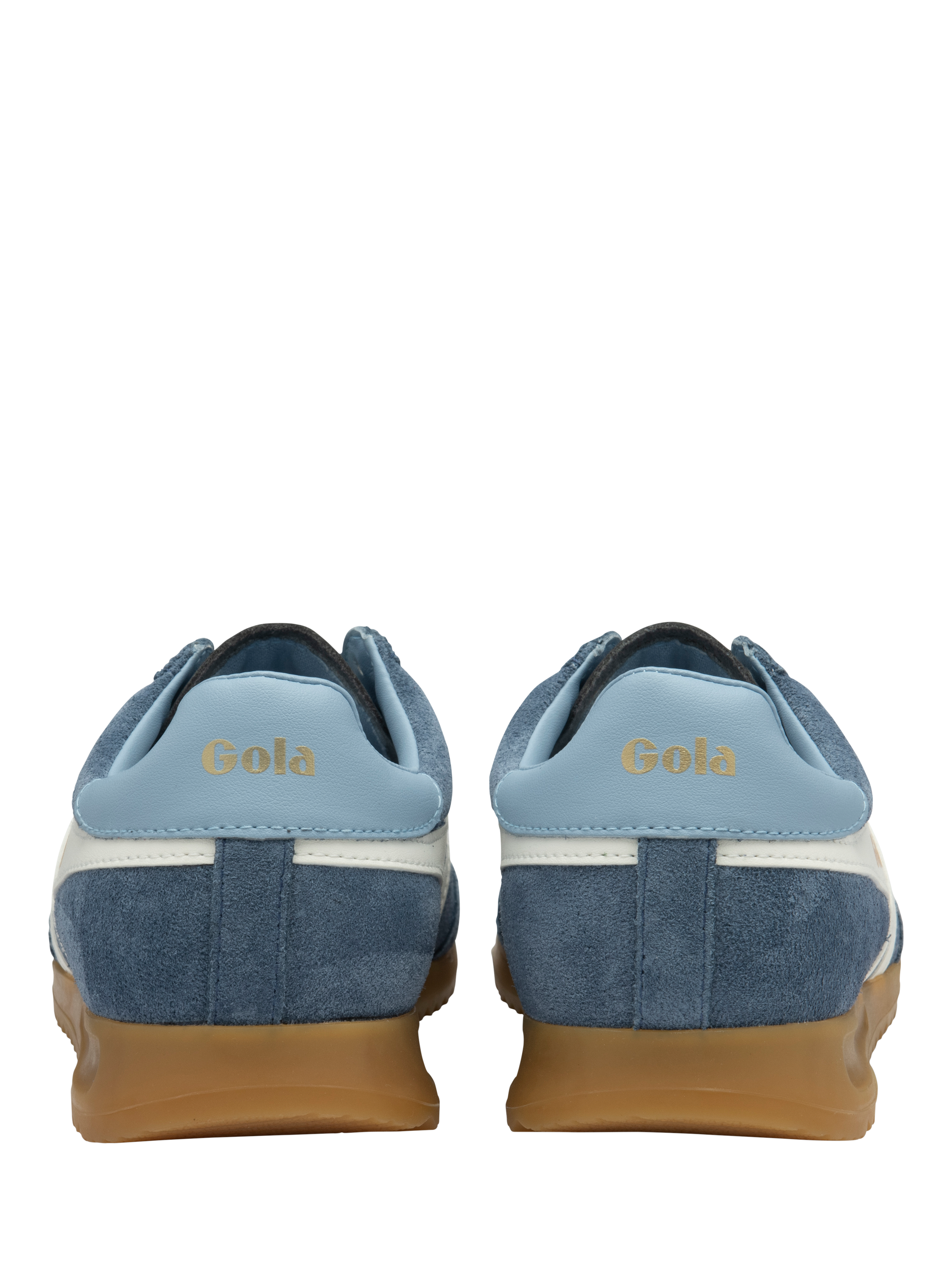 Product image 4 of 5, which shows Gola Torpedo Suede Trainers, Blue/Multi, 8