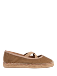 Penelope Chilvers Chico Velvet Espadrilles, Brown