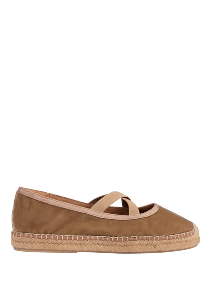 Penelope Chilvers Chico Velvet Espadrilles, Brown, Brown