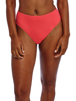 Freya Jewel Cove High Waist Bikini Bottoms, Plain Sunset, Plain Sunset