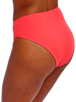Freya Jewel Cove High Waist Bikini Bottoms, Plain Sunset - view 2, Plain Sunset