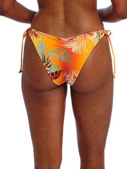 Freya Miami Sunset High Leg Bikini Bottoms, Papaya - view 2, Papaya