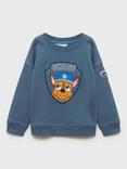 Mango Kids' Paw Patrol Chase Sweatshirt, Blue