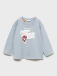 Mango Kids' Paw Patrol Tee, Pastel Blue