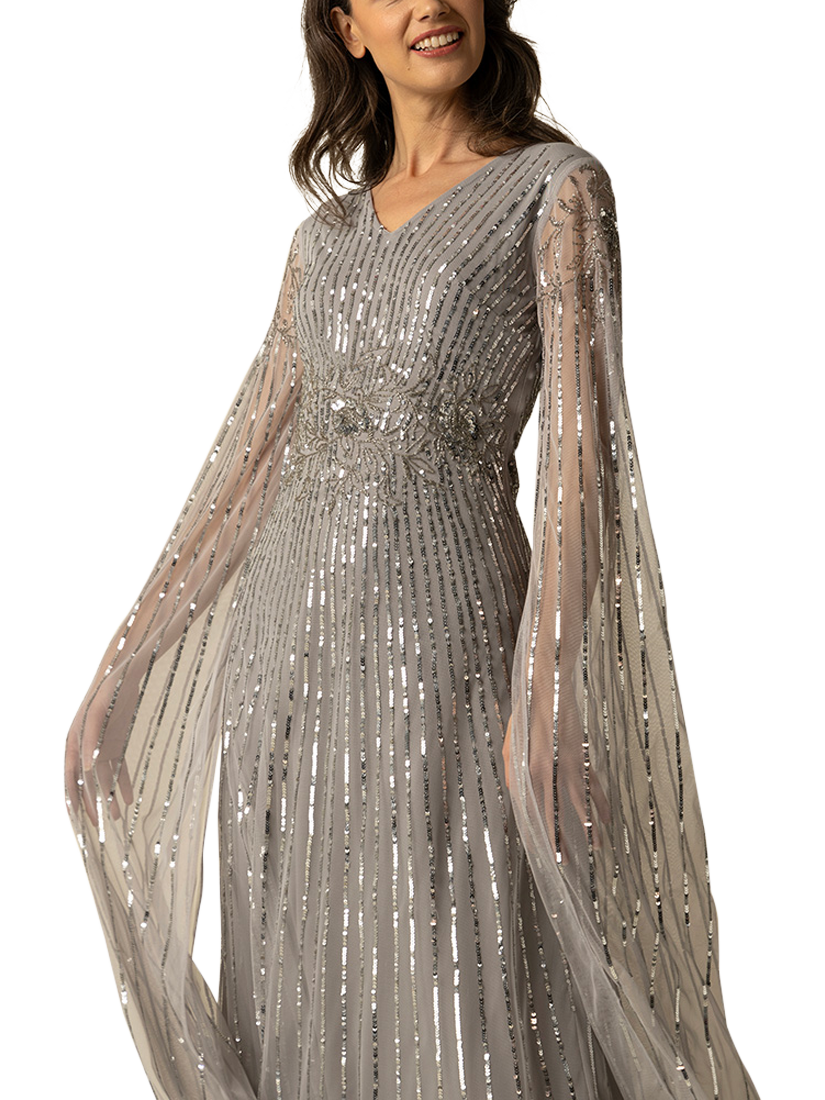 Raishma Peyton Embellished Dress Grey