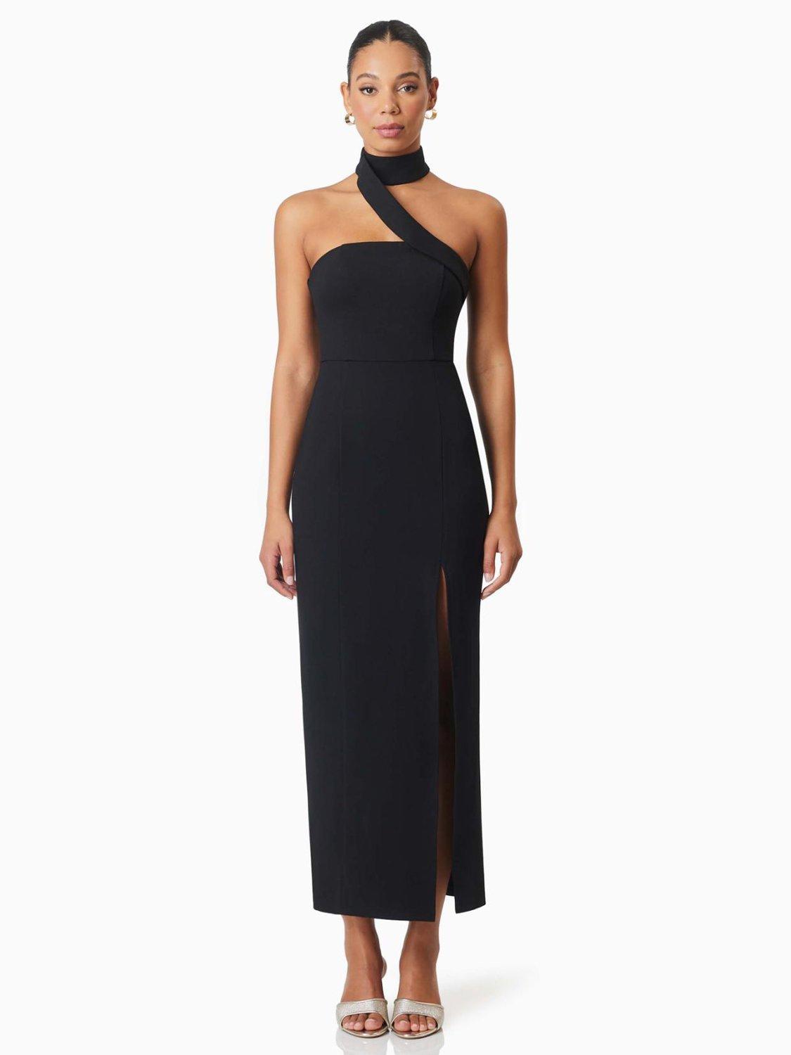 Elliatt Halona Column Dress, Black