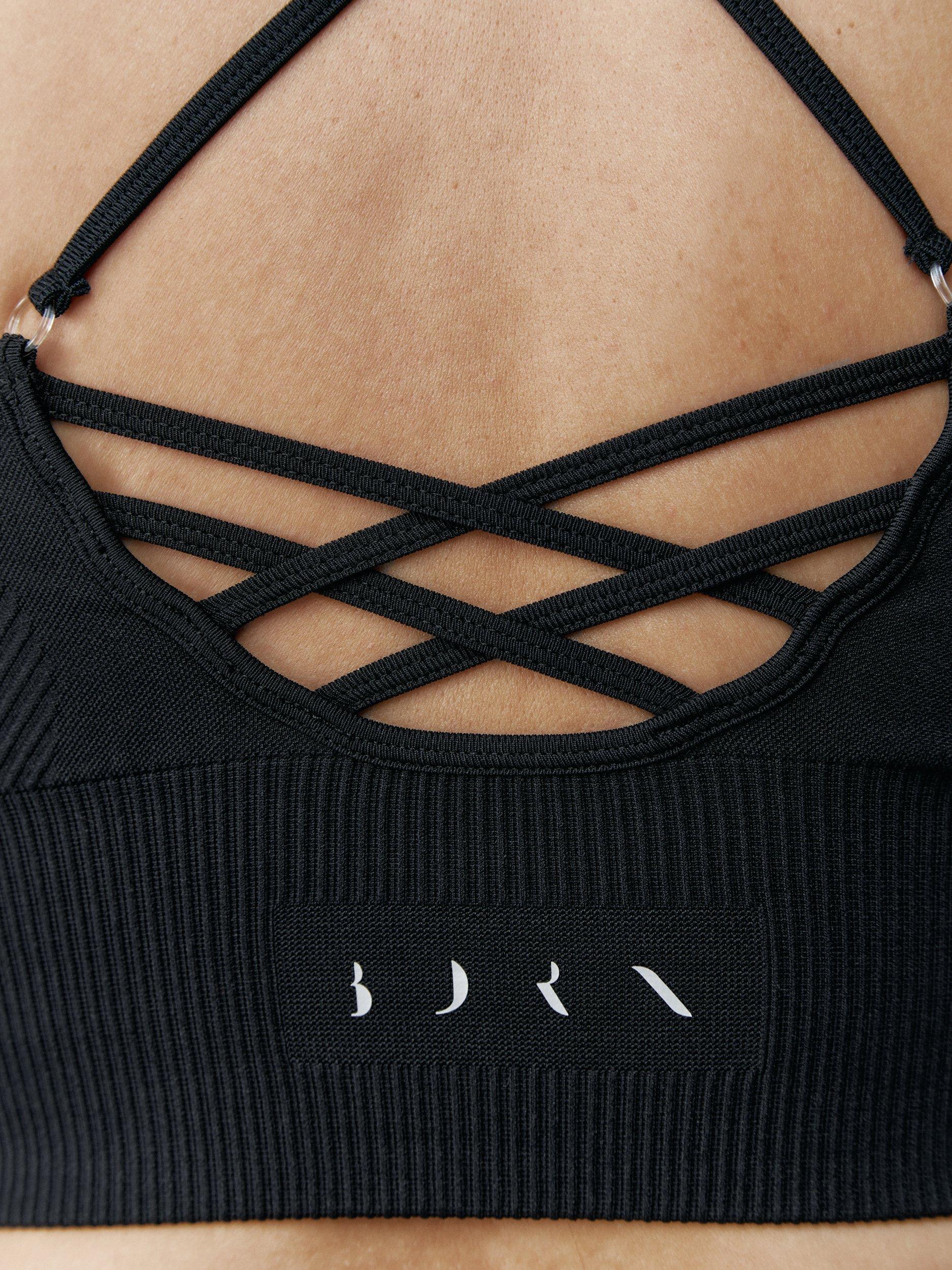 Product image 3 of 5, which shows Born Living Yoga India Sports Bra, Black, XS