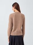 John Lewis Crew Neck Cashmere Jumper, Camel