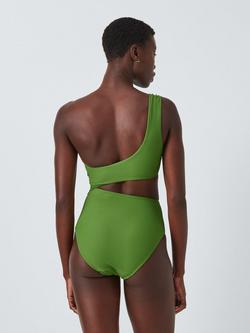 John Lewis Roma Ring Swimsuit, Green - view 2, Green