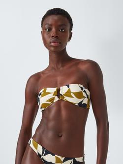 John Lewis Brazil Bandeau Bikini Top, Multi, Multi