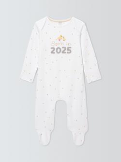 John Lewis Baby Born In 2025 Sleepsuit, Multi, Multi