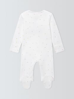 John Lewis Baby Born In 2025 Sleepsuit, Multi - view 2, Multi
