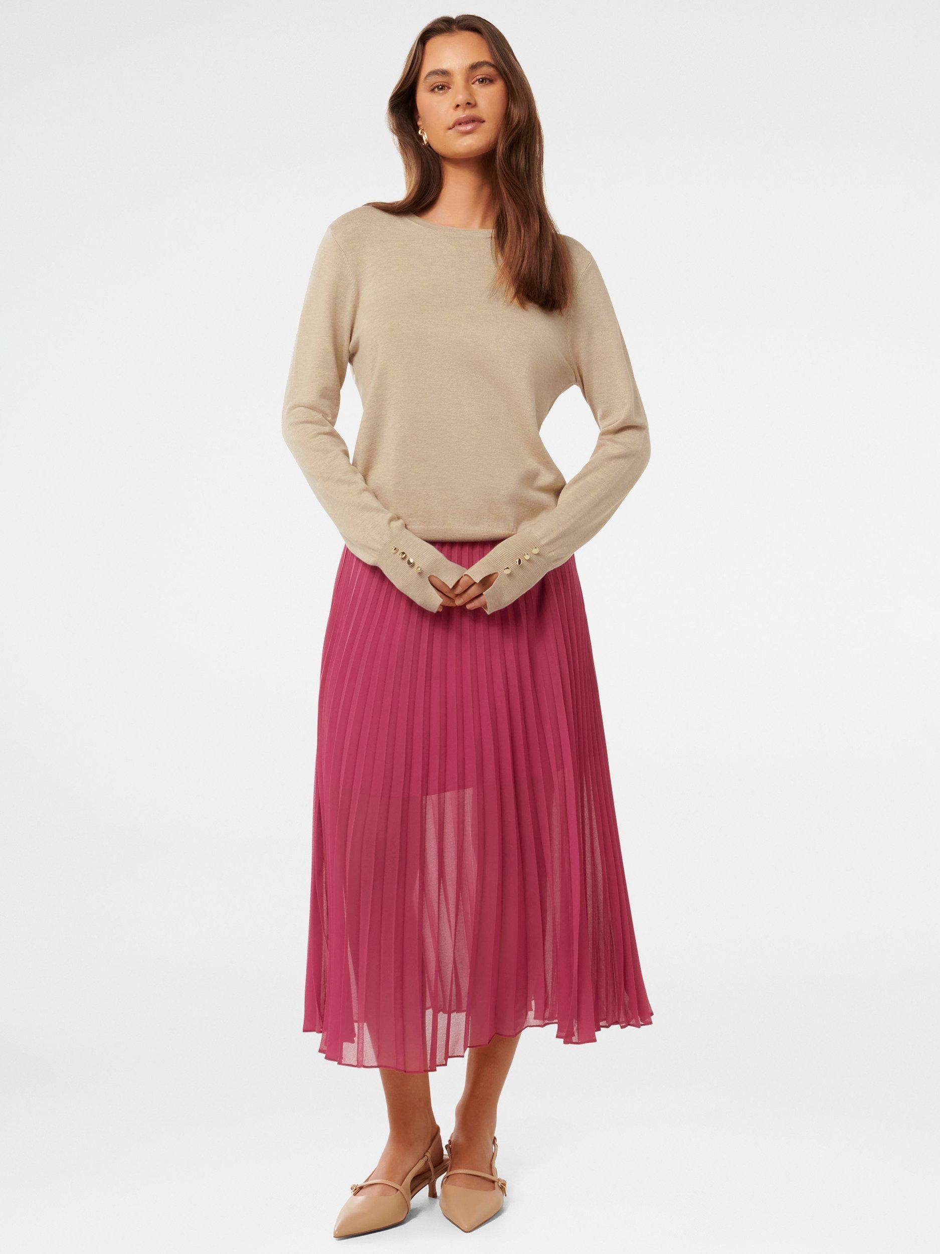 Product image 5 of 5, which shows Forever New Katie Crew Neck Jumper, Neutral, L