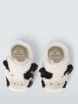 John Lewis Baby Cow Pram Shoes, Multi - view 2, Multi