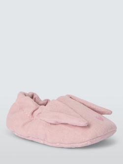 John Lewis Baby Rabbit Muslin Pram Shoes, Multi, Multi