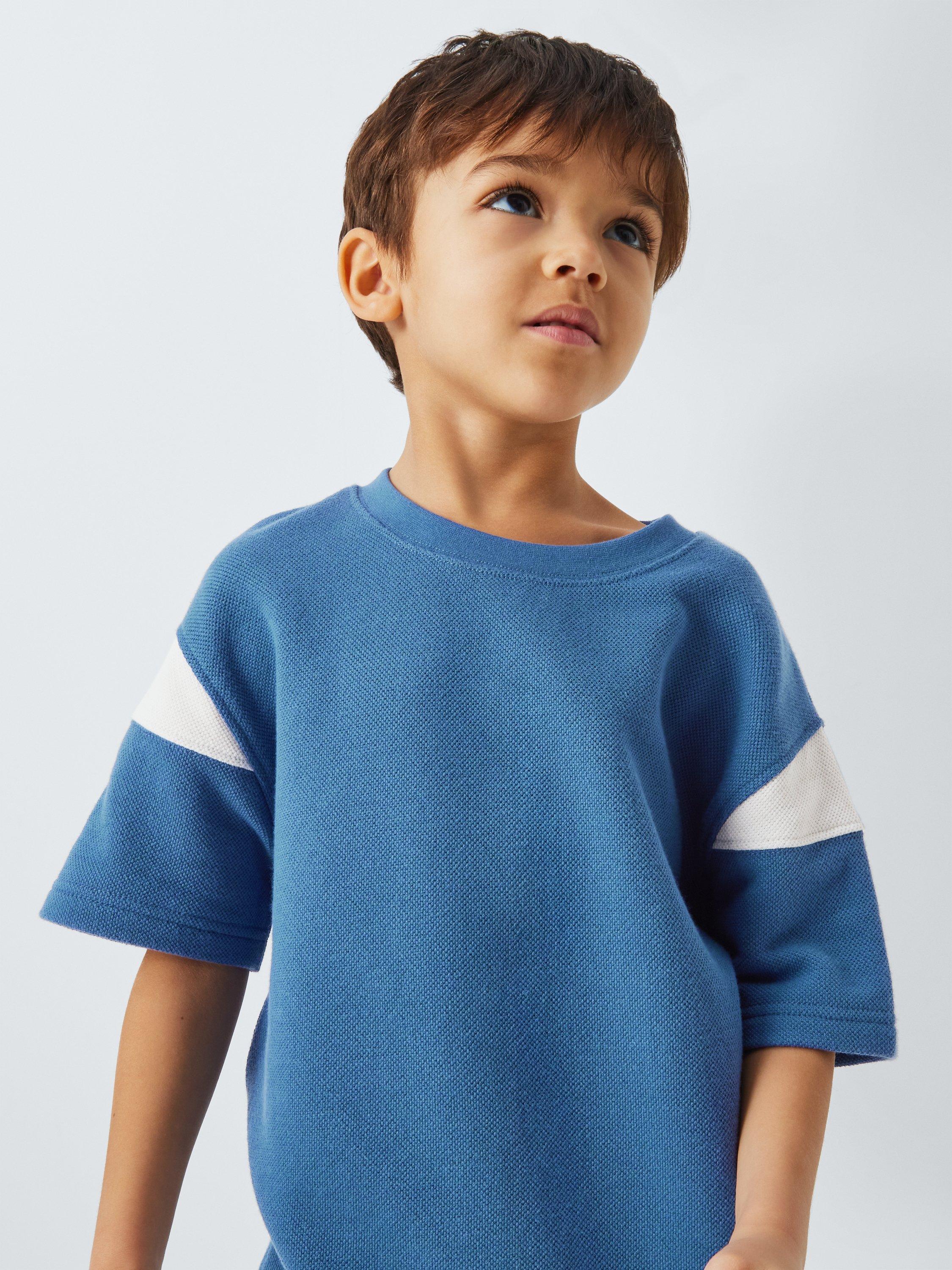Product image 5 of 7, which shows John Lewis Kids' Colour Block T-Shirts, Pack of 2, Multi, 2 years