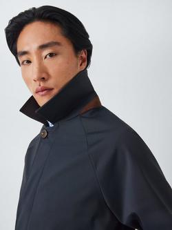 John Lewis Belted Shower Resistant Mac Trench Coat, Navy, Navy