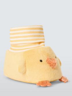 John Lewis Baby Chick Sock Top Pram Shoes, Multi, Multi