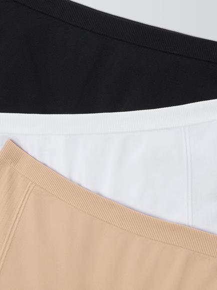 John Lewis Kids' Shortie Knickers, Pack of 3, Multi - view 2, Multi